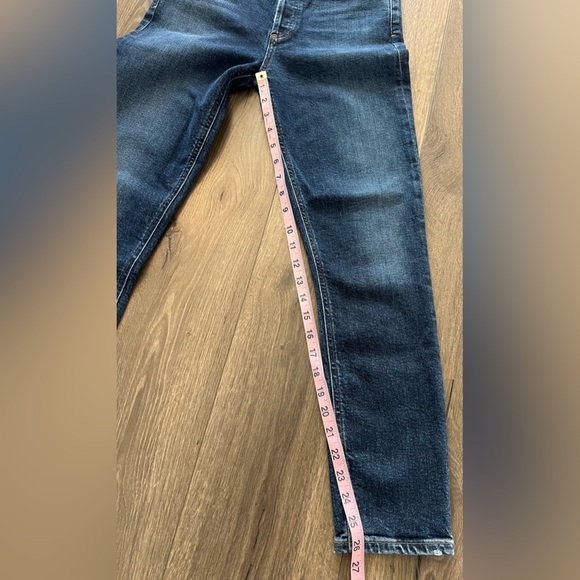 AGOLDE Dark Wash button Fly Women’s Jeans Size 25 - Picture 8 of 8
